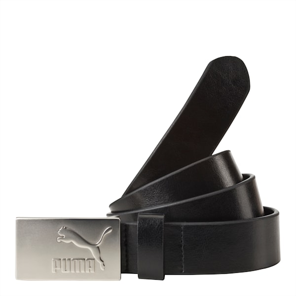 Puma PU Belt, black-matt silver, extralarge-IND
