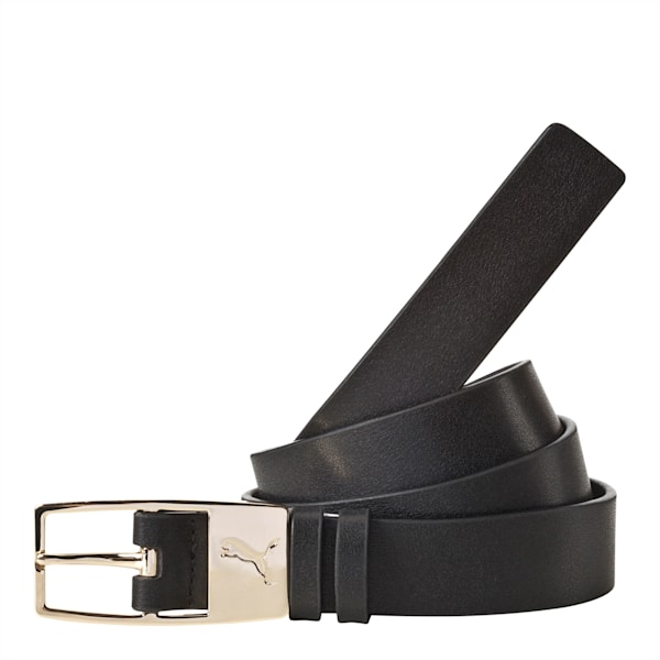 PUMA Female Belt PU, black-gold, extralarge-IND