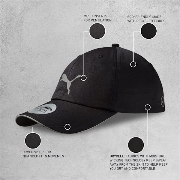 Running Cap, black, extralarge-IND