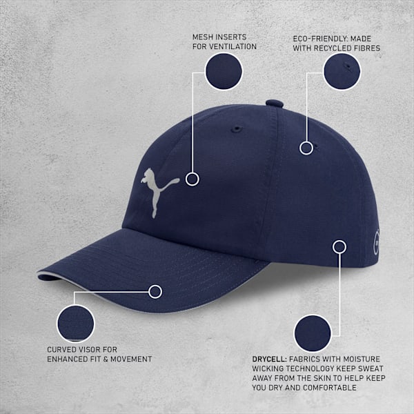 Moisture-Wicking Running Cap III, Peacoat, extralarge-IND