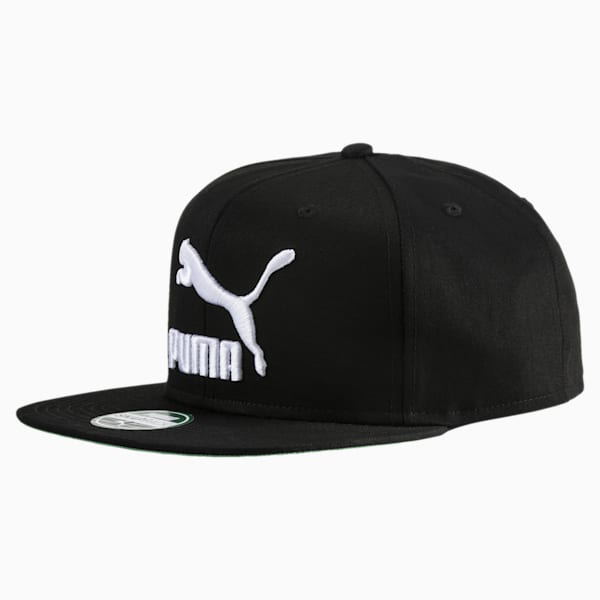 Lifestyle Color Block Cap, Puma Black-Puma White-Solid, extralarge