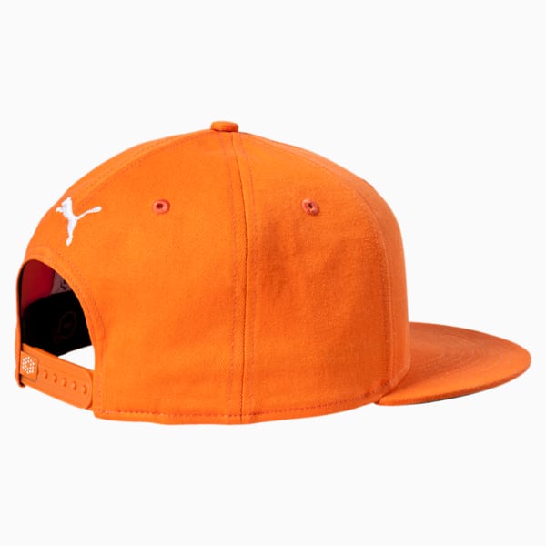 Cat Patch 2.0 Snapback Cap, vibrant orange-white, extralarge