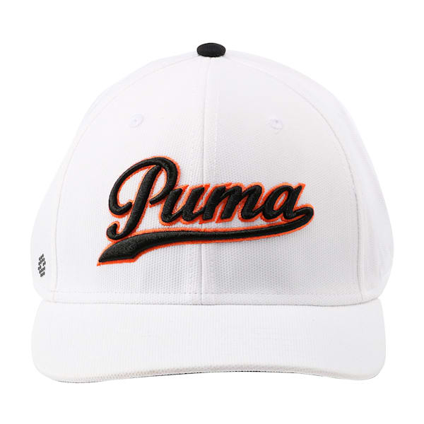 スクリプト フィット キャップ, White-Puma Black-Orange, extralarge-JPN