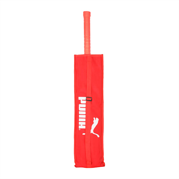 evoSPEED 6 Kashmir Willow Bat, Fiery Coral-Puma Black-White, extralarge-IND