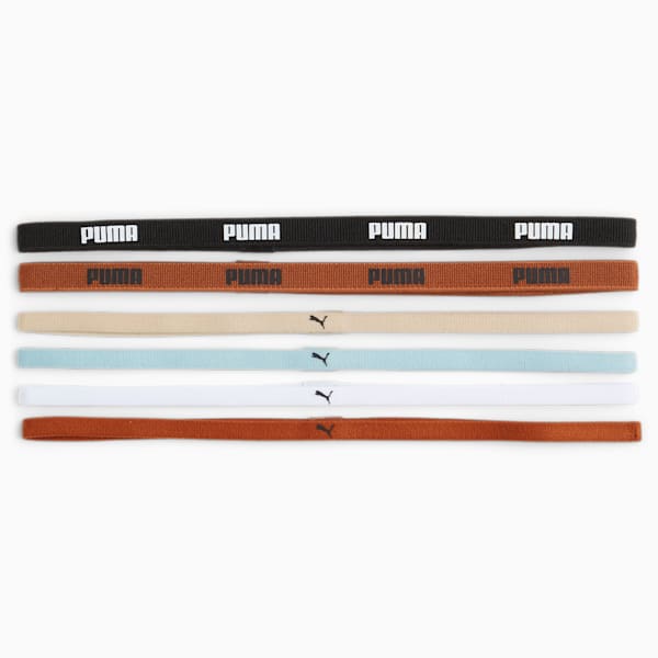 ウィメンズ トレーニング AT スポーツ バンド 6本, PUMA Black-Teak-Putty-Turquoise Surf-PUMA White, extralarge-JPN