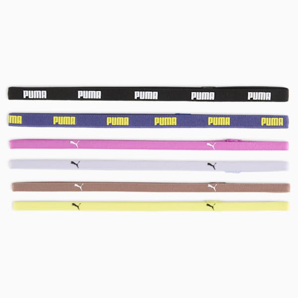 ウィメンズ トレーニング AT スポーツ バンド 6本, PUMA White-Blue Crystal-Lemon Sherbert-Wild Berry-Dark Clove, extralarge-JPN