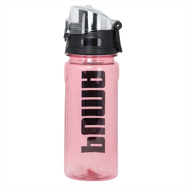 PUMA Training Water Bottle, Foxglove-Puma Black, extralarge