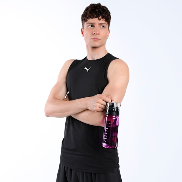 Training Sportstyle Spill-Proof Water Bottle 600ml, Wild Berry, extralarge-IND
