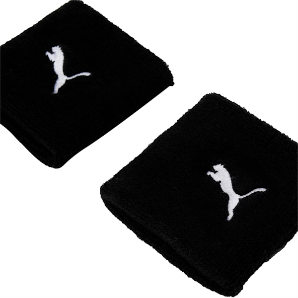 Training Essential Terrycloth Wristband, Puma Black, extralarge-IND