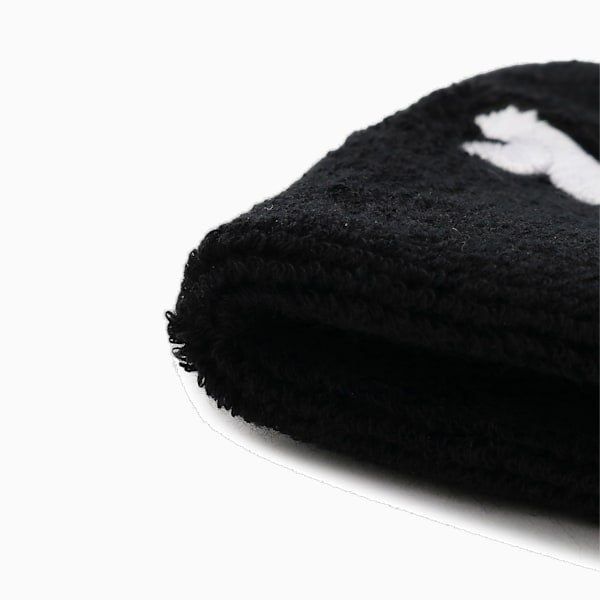 Essential Core Terrycloth Wristband, Puma Black, extralarge