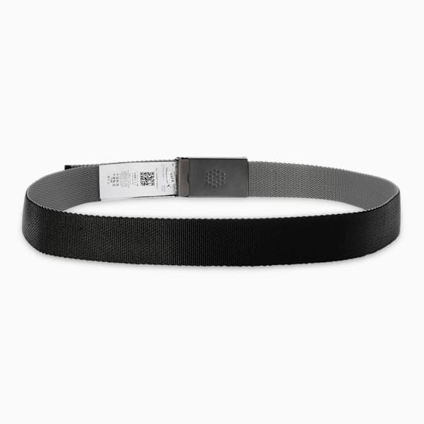 Six Pack Webbing Men's Golf Belt, Puma Black-Bright White, extralarge-IND