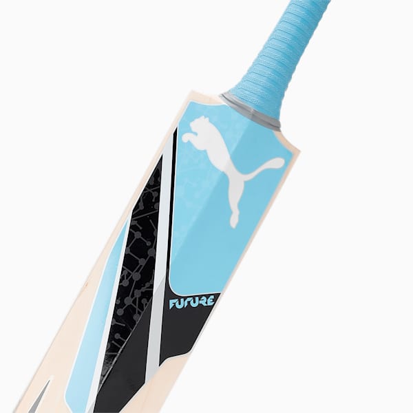 PUMA Future 20.5 English Willow Cricket Bat, Ethereal Blue-Puma Black, extralarge-IND