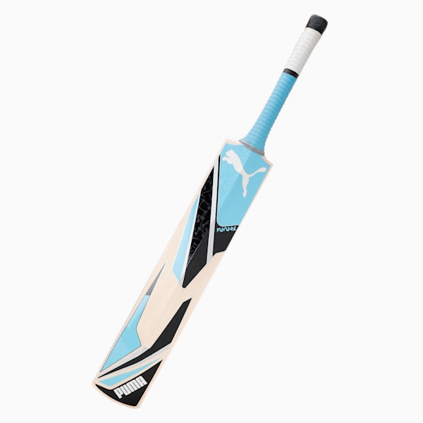 PUMA Future 20.5 English Willow Cricket Bat, Ethereal Blue-Puma Black, extralarge-IND