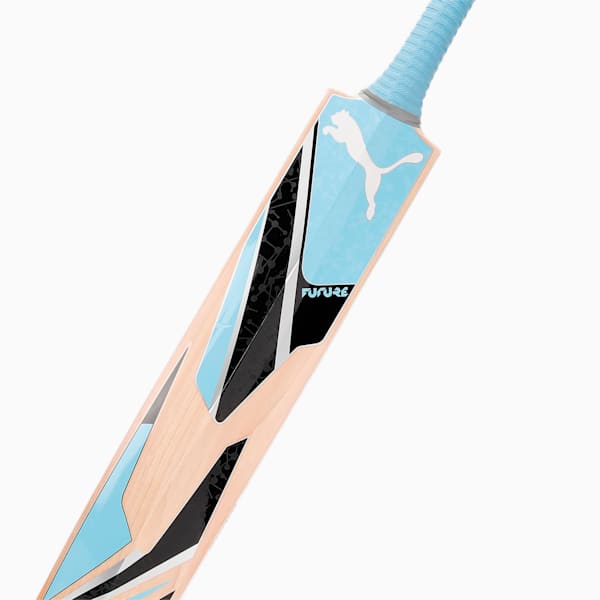 PUMA Future 20.6 English Willow Cricket Bat, Ethereal Blue-Puma Black, extralarge-IND
