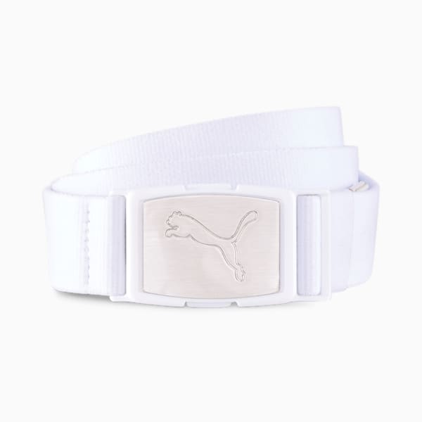 Ultralite Stretch Men's Golf Belt, Bright White