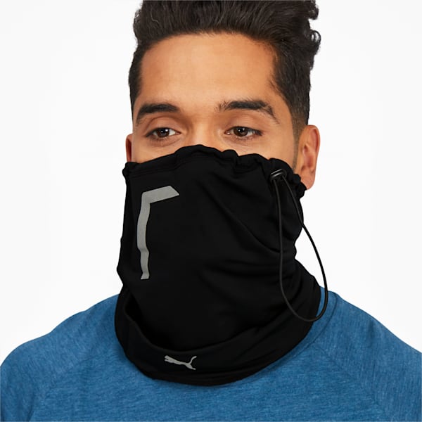 Calentador de Cuellos Performance Running, Puma Black, extralarge