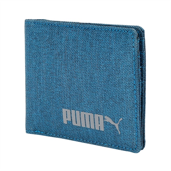 PUMA Bi-Fold Unisex Wallet, Dark Denim-Heather, extralarge-IND