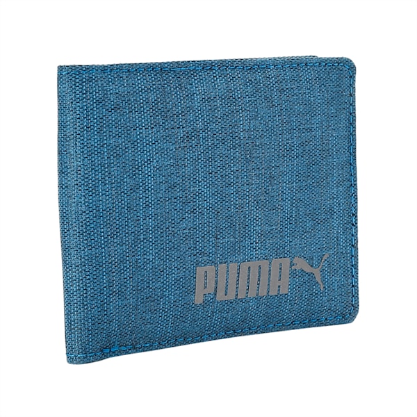 PUMA Bi-Fold Unisex Wallet, Dark Denim-Heather, extralarge-IND