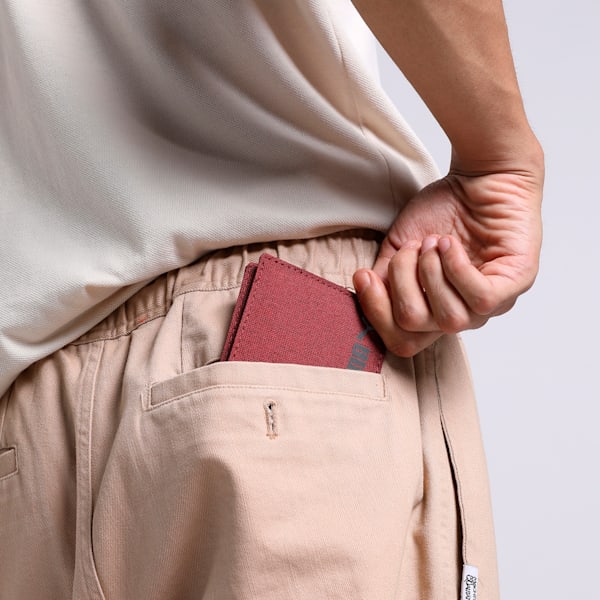 Bi-Fold Wallet, Chinese Red, extralarge-IND