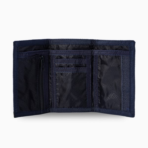 PUMA Tri-Fold Unisex Wallet, Peacoat-TRUE BLUE, extralarge-IND