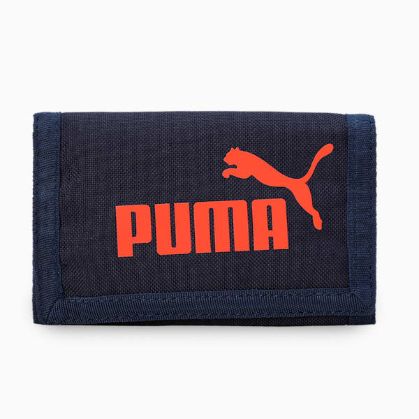 PUMA Tri-Fold Unisex Wallet, Peacoat-TRUE BLUE, extralarge-IND