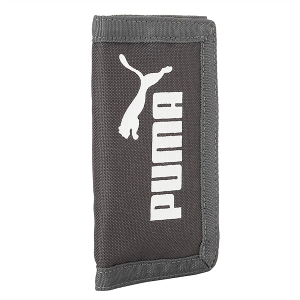 PUMA Tri-Fold Unisex Wallet, CASTLEROCK-Puma White