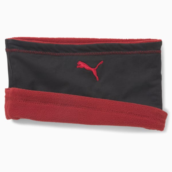 Cache-cou réversible, Intense Red-Puma Black, extralarge
