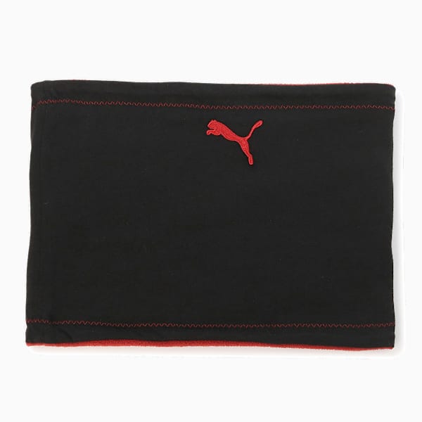 Reversible Neck Warmer, Intense Red-Puma Black, extralarge