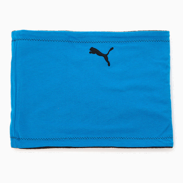 キッズ リバーシブル フリース ネックウォーマー, Puma Black-Future Blue, extralarge-JPN