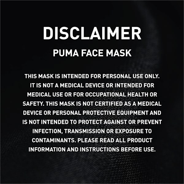 Face Masks Pack of 2, Puma Black-Cat, extralarge-IND