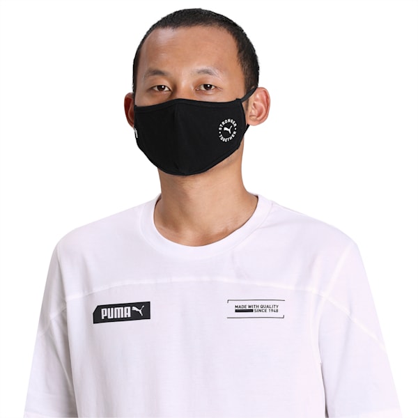 Face Masks Pack of 2, Puma Black-Cat, extralarge-IND