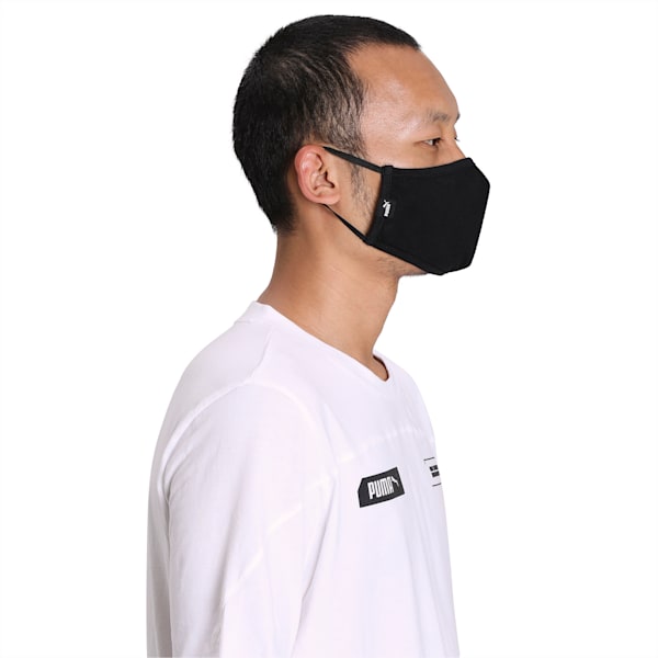 PUMA Face Masks Pack of 2, Puma Black-Cat, extralarge-IND