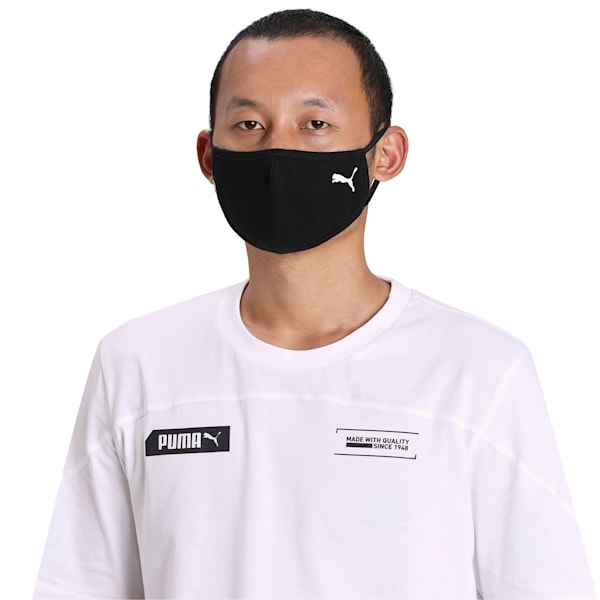 Face Masks Pack of 2, Puma Black-Cat, extralarge-IND
