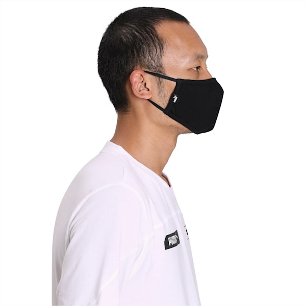 Face Masks Pack of 2, Puma Black-Cat, extralarge-IND