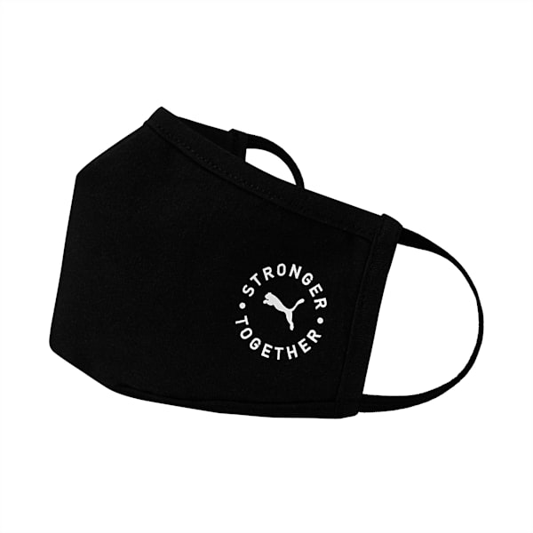 Face Masks Pack of 2, Puma Black-Cat, extralarge-IND