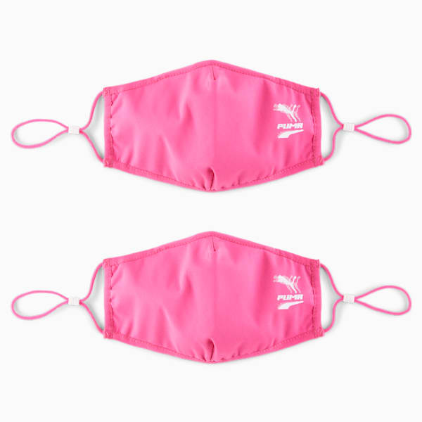 PUMA Face Mask (Set of 2), Glowing Pink-pretty pink, extralarge