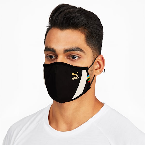 PUMA Face Mask (Set of 2), Puma Black-unity collection, extralarge