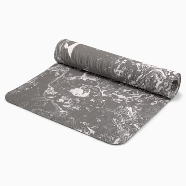 PUMA x GOOP Women's Training Yoga Mat, Puma Black-Charcoal Gray-Grape Leaf, extralarge