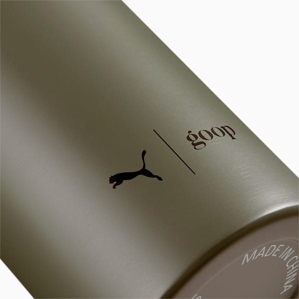 PUMA x GOOP Stainless Steel Unisex 750ml Water Bottle, Grape Leaf, extralarge-IND