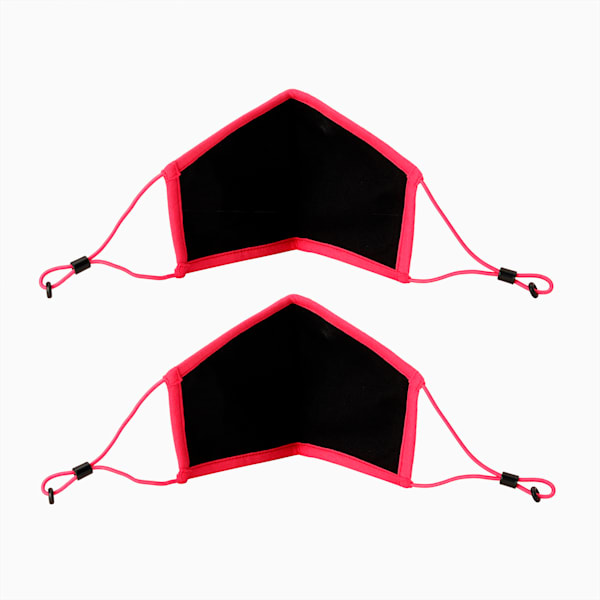 FaceMask II Pack of 2, Glowing Pink-pretty pink, extralarge-IND
