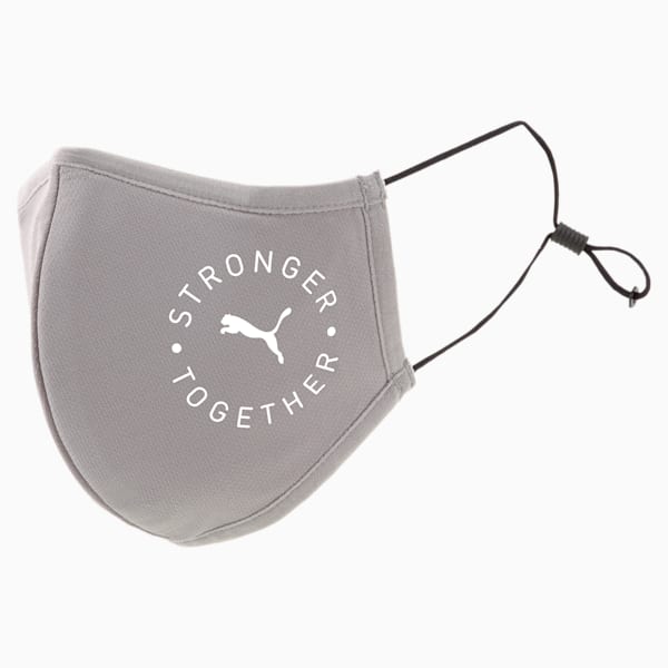 Masque de protection PUMA 3.0 (ensemble de 2), Steel Gray-Cat stronger together, extralarge