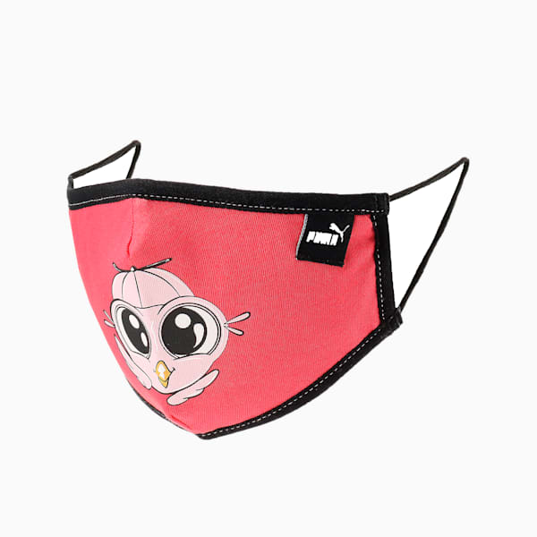 Lil PUMA Kids' Face Masks (Set of 2), Lotus-pink-animal, extralarge