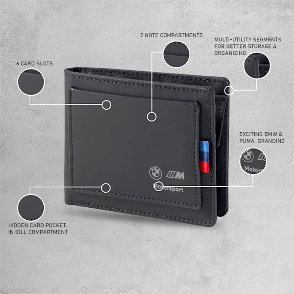 Puma bmw store wallet white