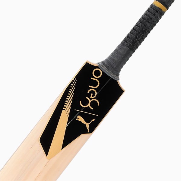 PUMA one8 Kashmir Willow X-Edge Cricket Bat, Puma Black-Gold, extralarge-IND