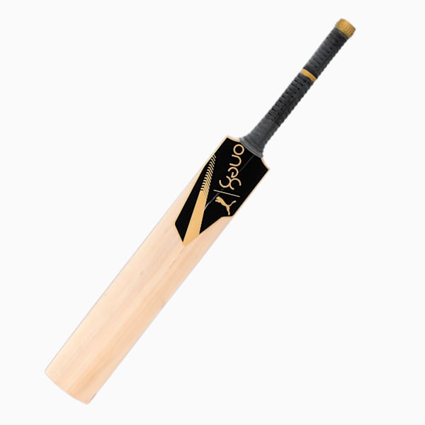 PUMA one8 Kashmir Willow X-Edge Cricket Bat, Puma Black-Gold, extralarge-IND