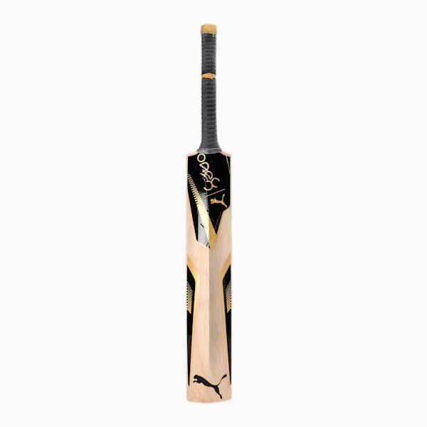 PUMA one8 Kashmir Willow X-Edge Cricket Bat, Puma Black-Gold, extralarge-IND