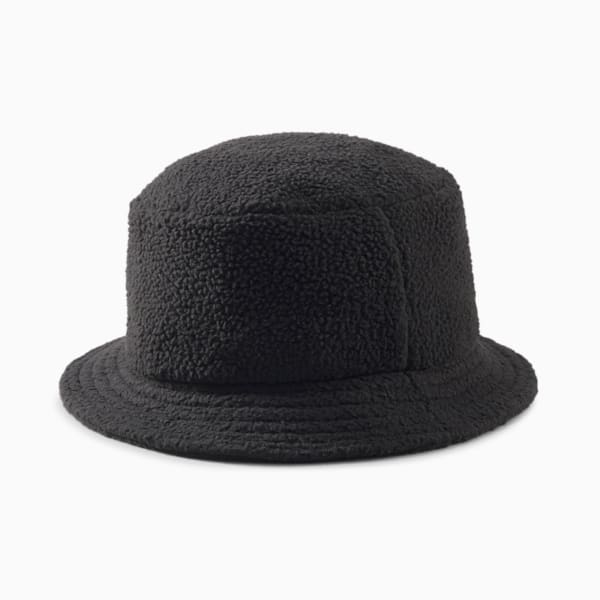PUMA x PERKS AND MINI Sherpa Bucket Hat, Puma Black, extralarge