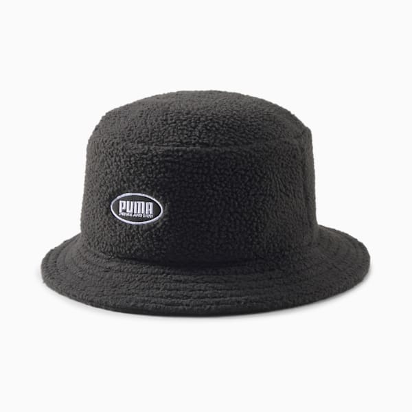 PUMA x PERKS AND MINI Sherpa Bucket Hat, Puma Black, extralarge