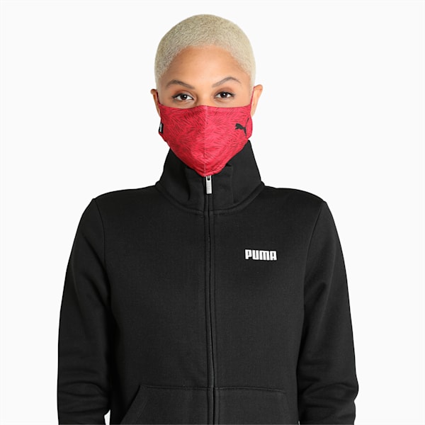 Training Face Mask, Intense Red-Asphalt, extralarge-IND