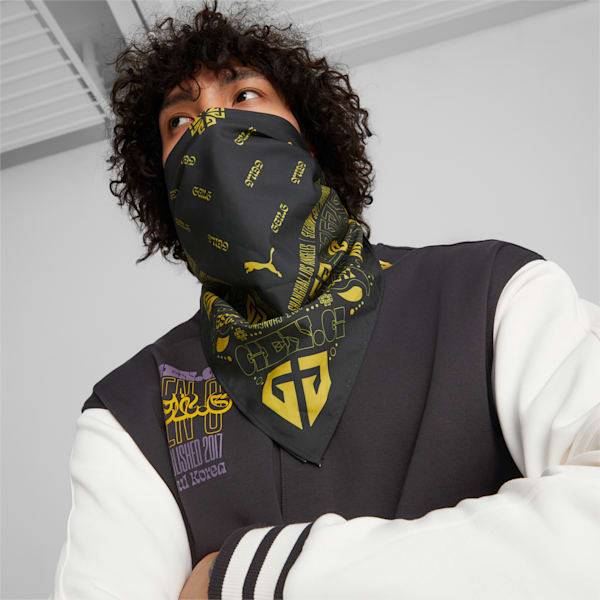 GEN.G Esports Men's Bandana , PUMA Black, extralarge